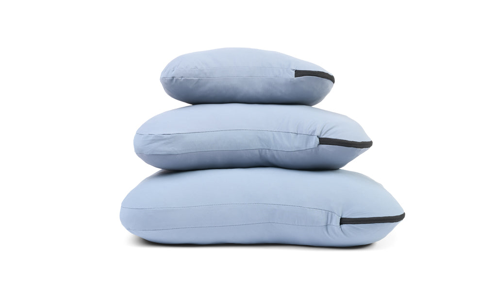HEST Camp Pillow, Compact Memory Foam Travel and Camping Pillow