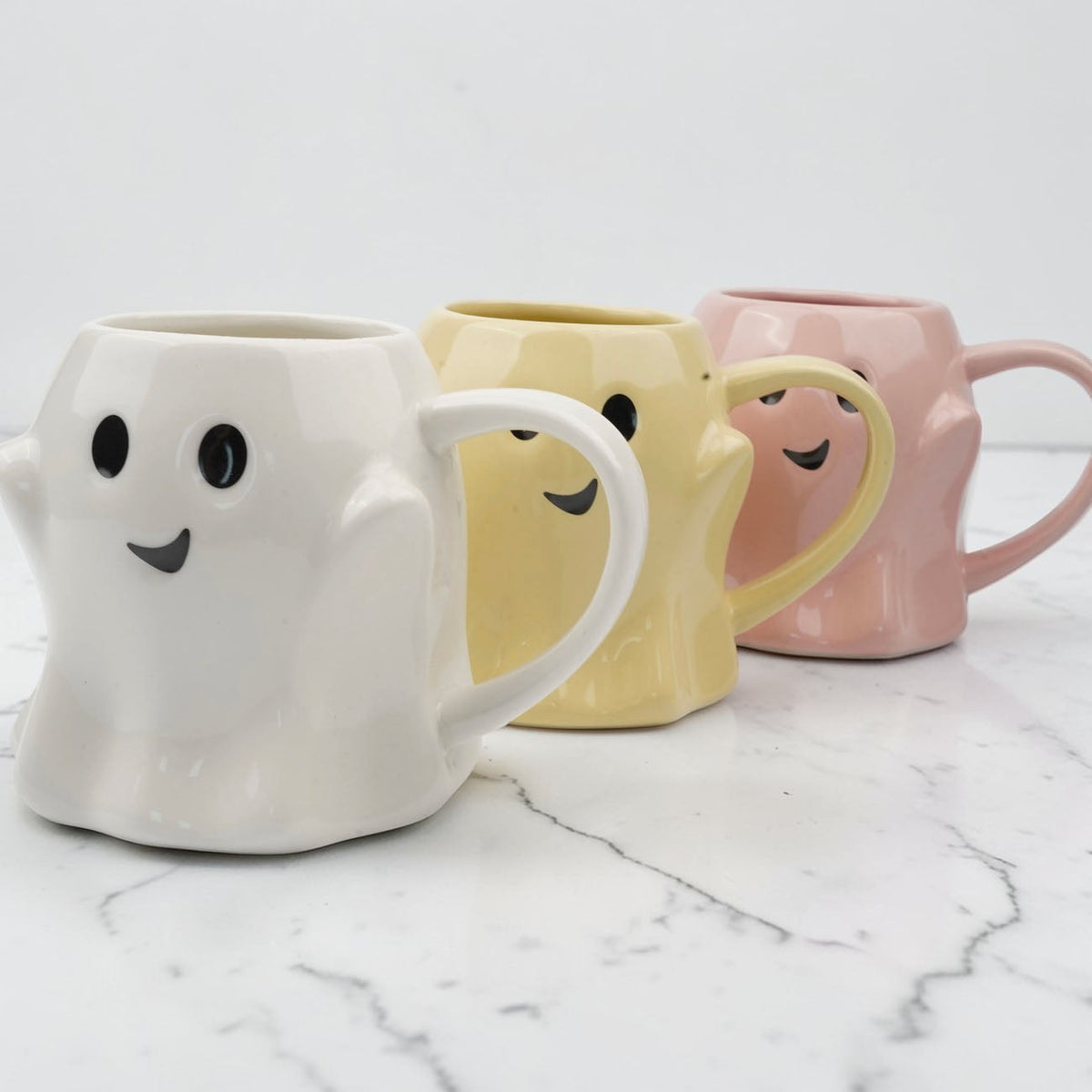 Cute Ghost Coffee Mug, 14.8 oz. Halloween Ceramic Mug