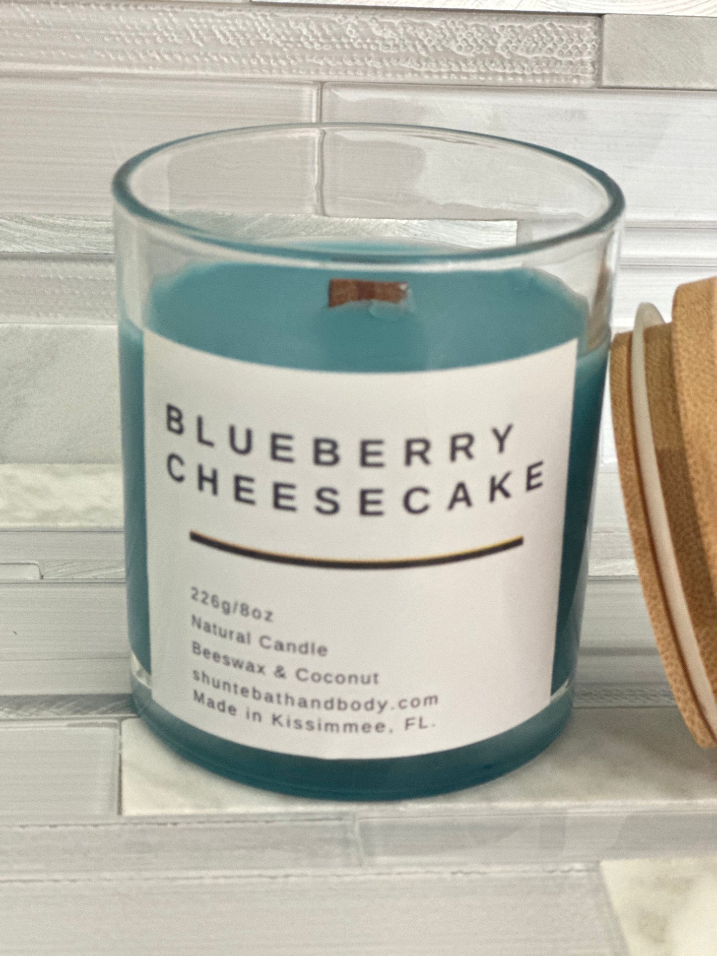 Affinity Beeswax and Coconut Wax Candle, 8 oz Amber Jar