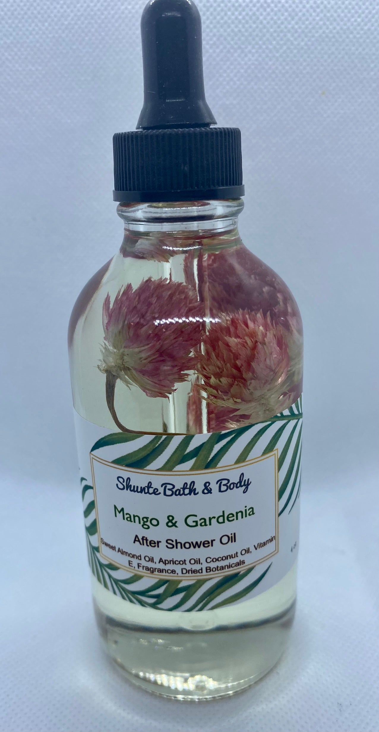 Sun-Infused After Shower Body Oil, Organic Botanical Moisturizer