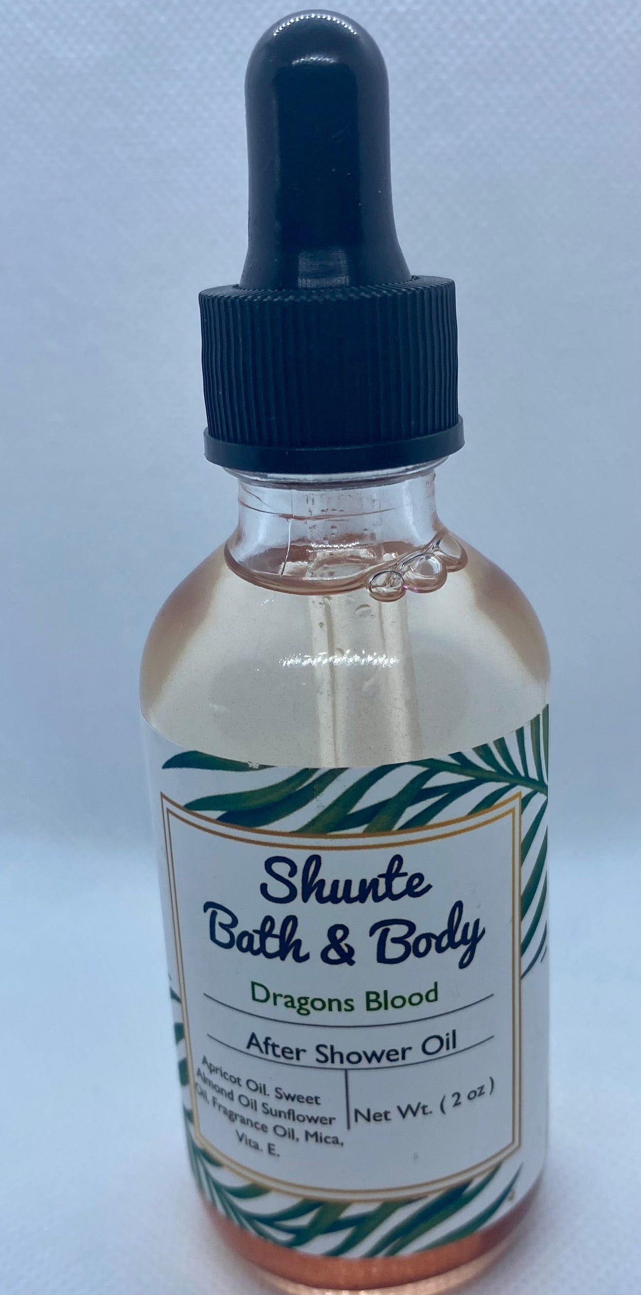 Sun-Infused After Shower Body Oil, Organic Botanical Moisturizer