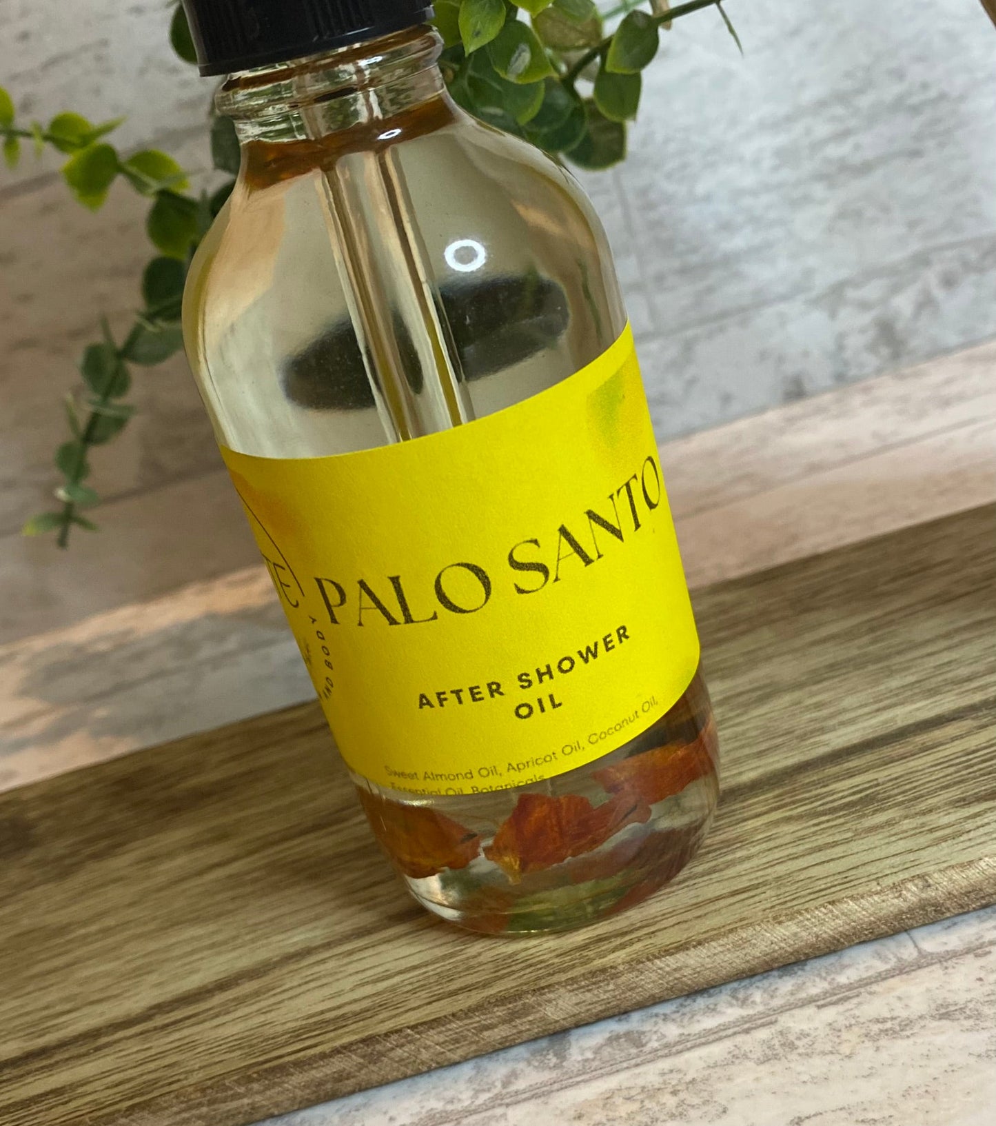 Sun-Infused After Shower Body Oil, Organic Botanical Moisturizer