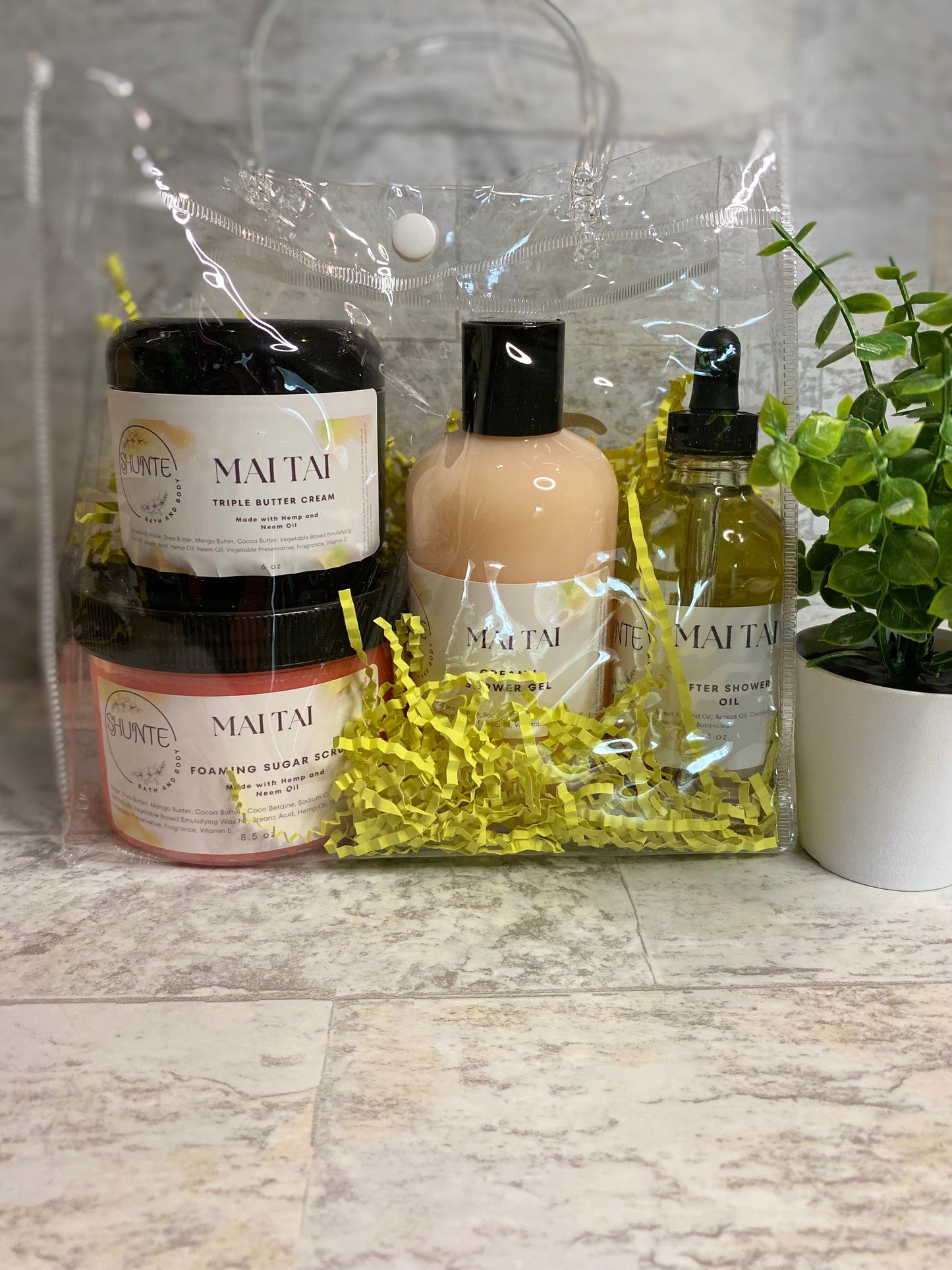 Luxury Body Care Gift Set, 4-Piece Bath and Body Bundle