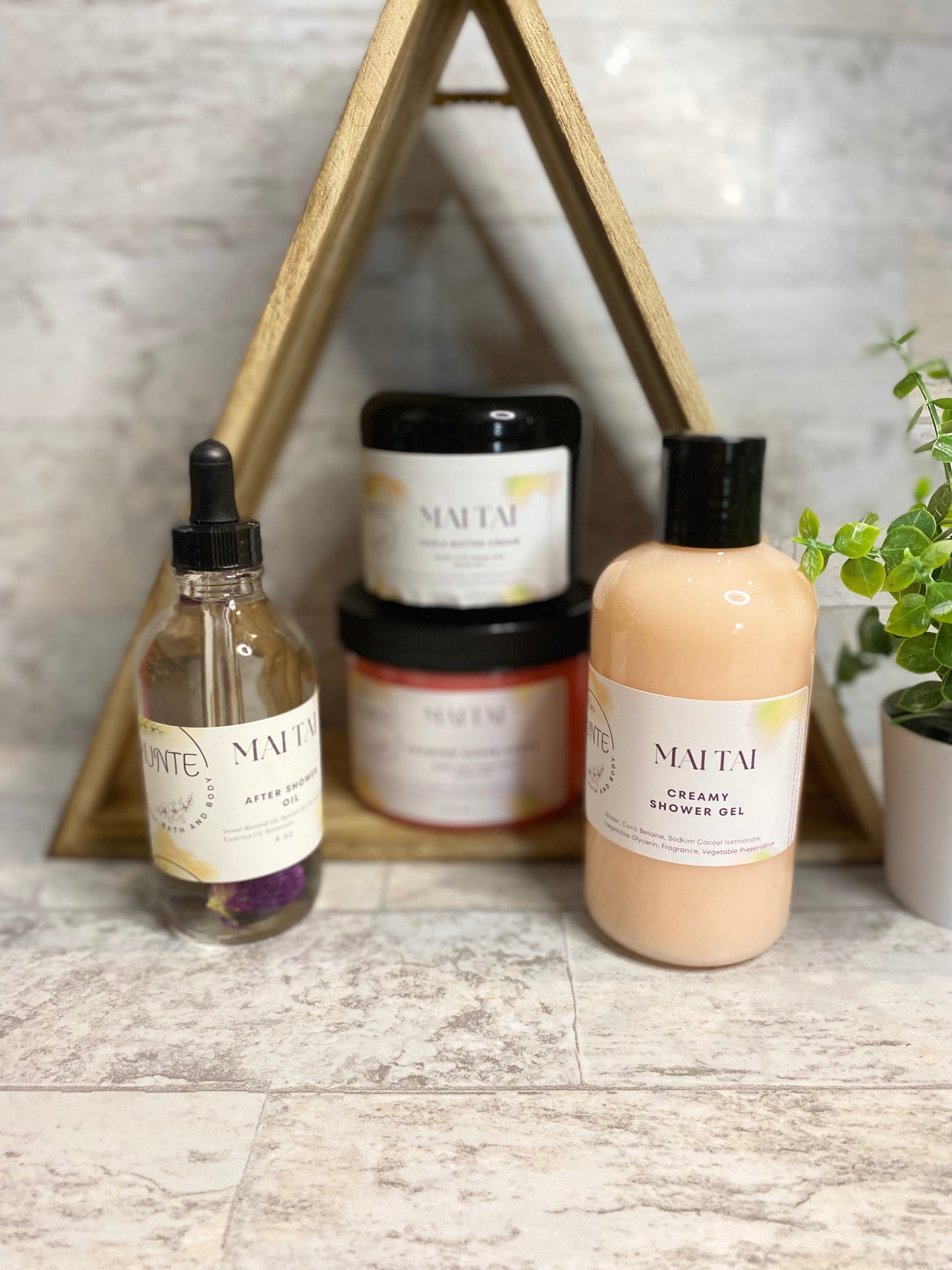 Luxury Body Care Gift Set, 4-Piece Bath and Body Bundle