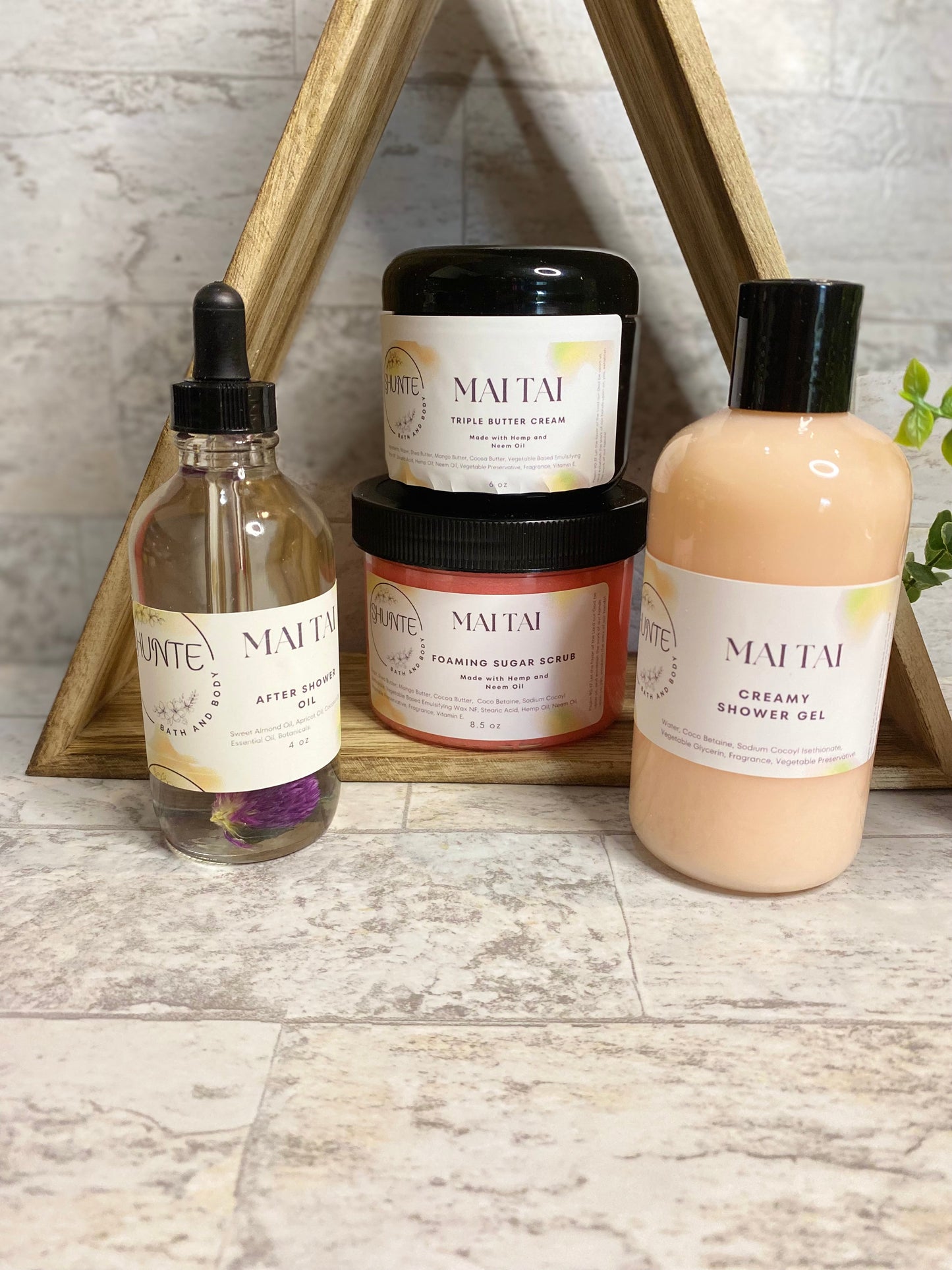 Luxury Body Care Gift Set, 4-Piece Bath and Body Bundle
