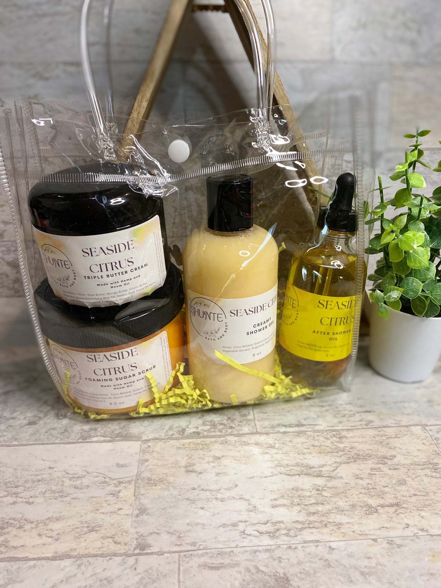 Luxury Body Care Gift Set, 4-Piece Bath and Body Bundle