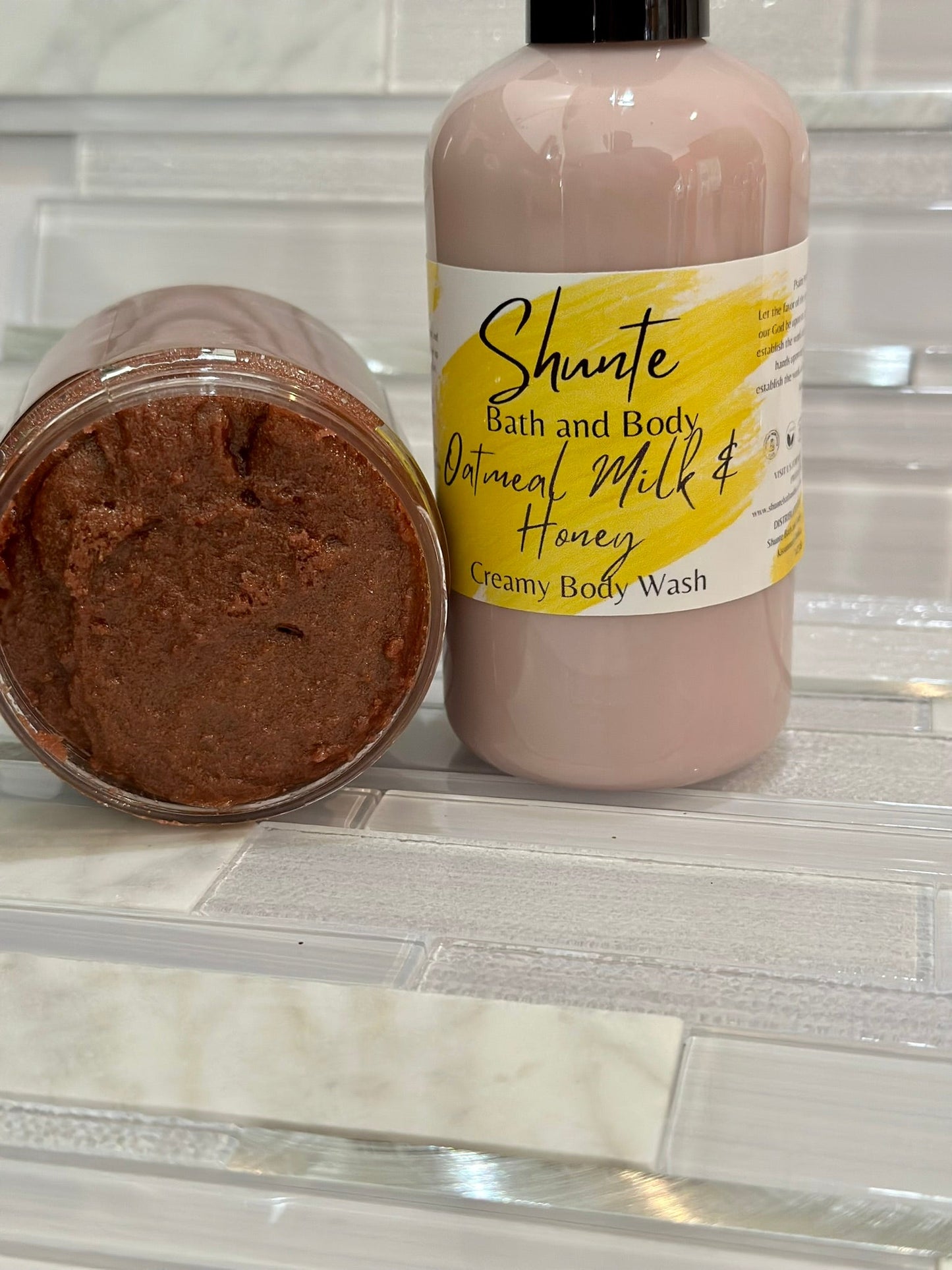 Foaming Sugar Scrub with Shea, Cocoa and Mango Butter, Choose Your Scent