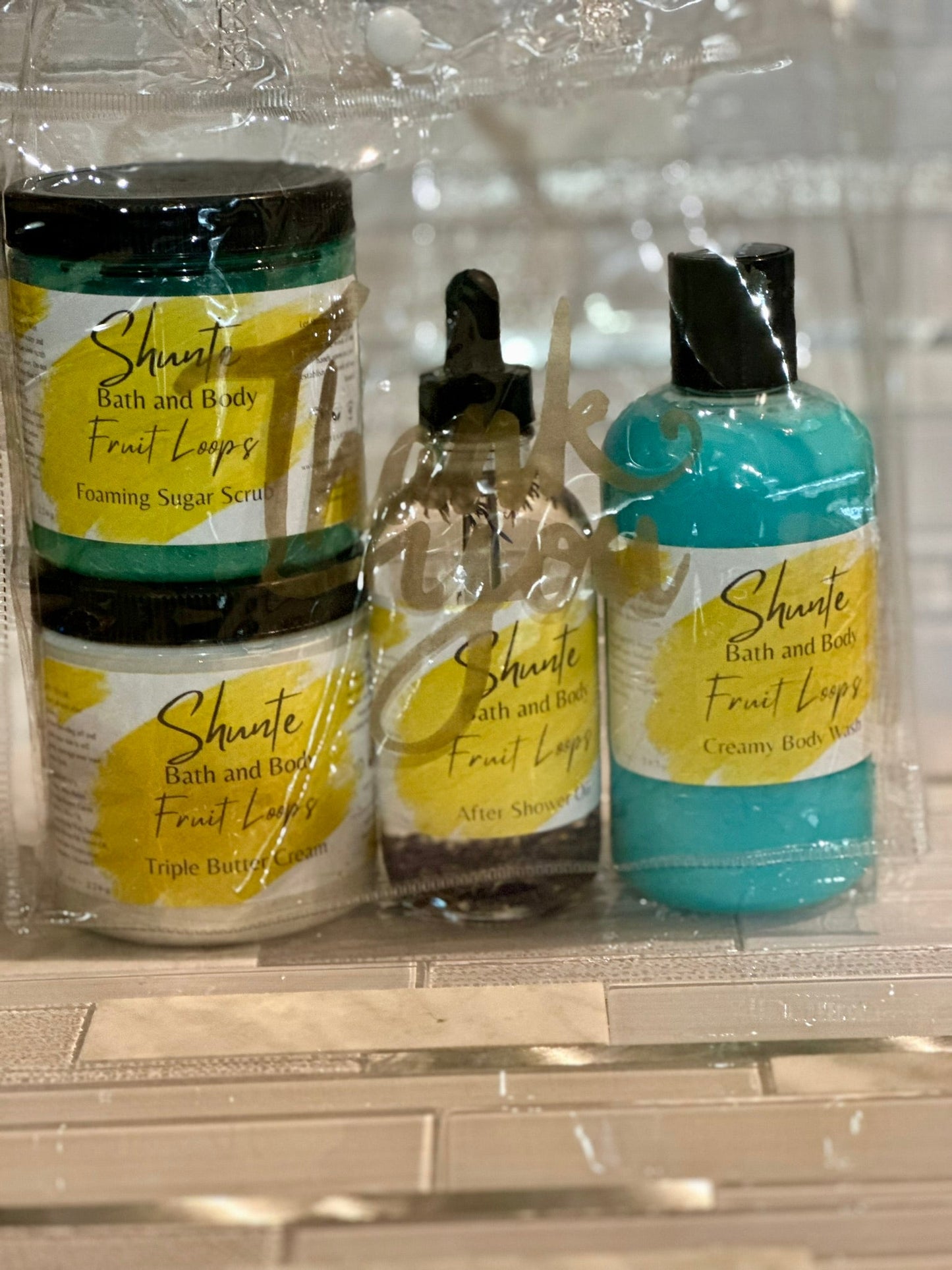 Luxury Body Care Gift Set, 4-Piece Bath and Body Bundle