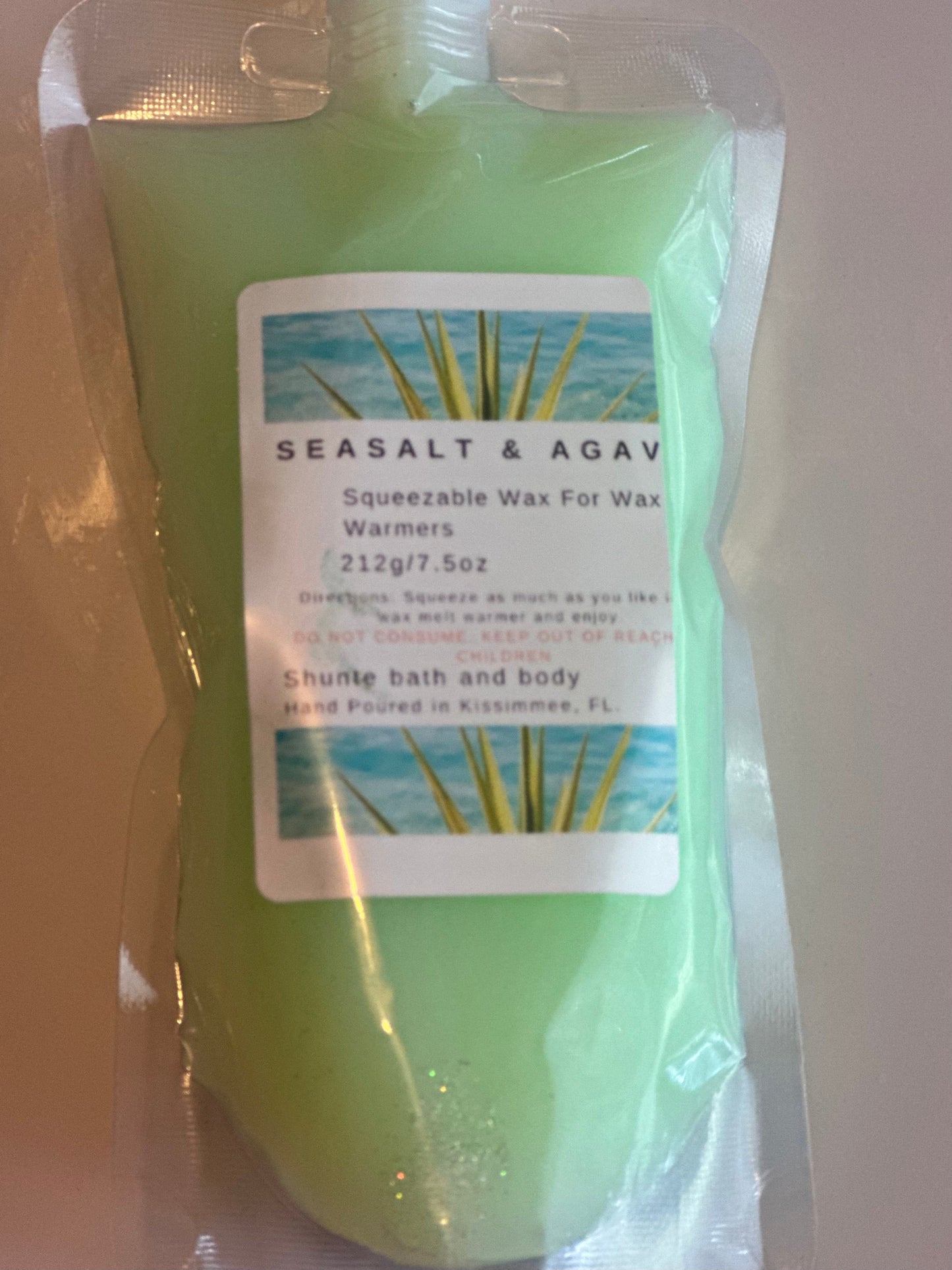 Highly Fragrant Squeezable Coconut Wax Melts, 7 oz Pouch