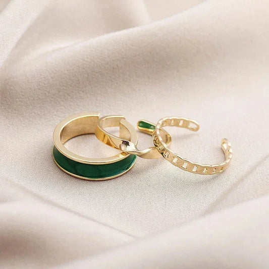 3-Piece Adjustable Open Ring Set – Modern Style Meets Everyday Elegance