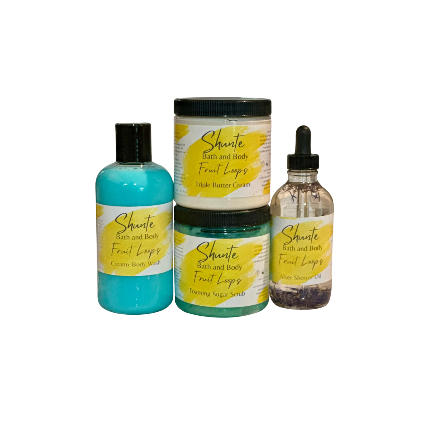 Luxury Body Care Gift Set, 4-Piece Bath and Body Bundle