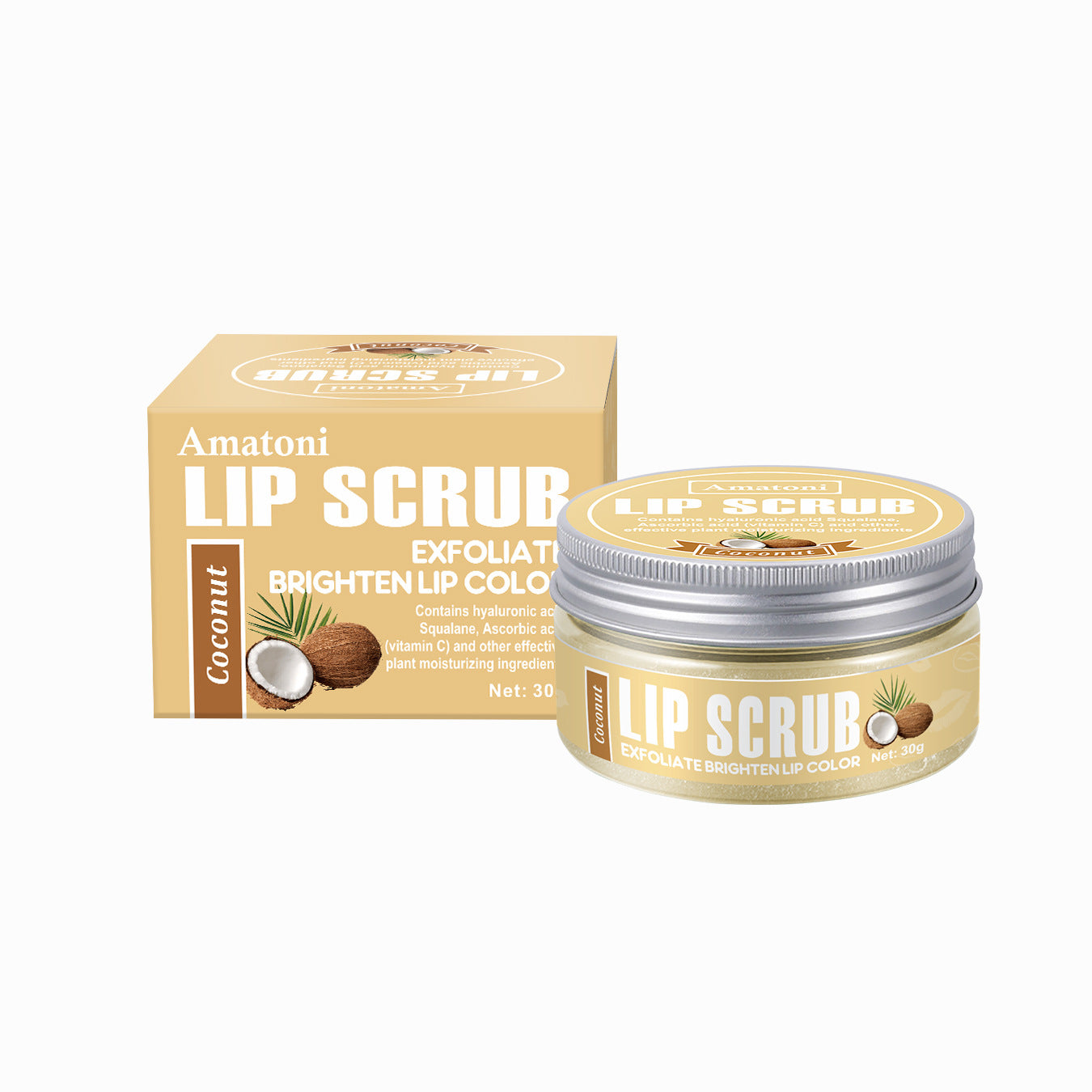 Fruit Lip Scrub Exfoliating Moisturizing Lip Care for Soft Smooth Lips