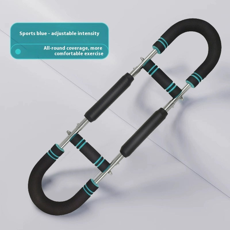 Multi-Functional U-Shaped Arm Strengthener and Chest Trainer, Adjustable Forearm Exerciser for Home Gym and Bodybuilding