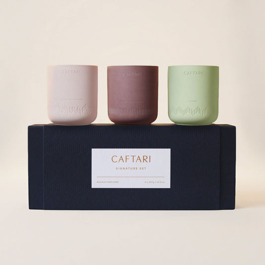 Caftari Signature Scent Gift Set, Original Three-Scent Collection
