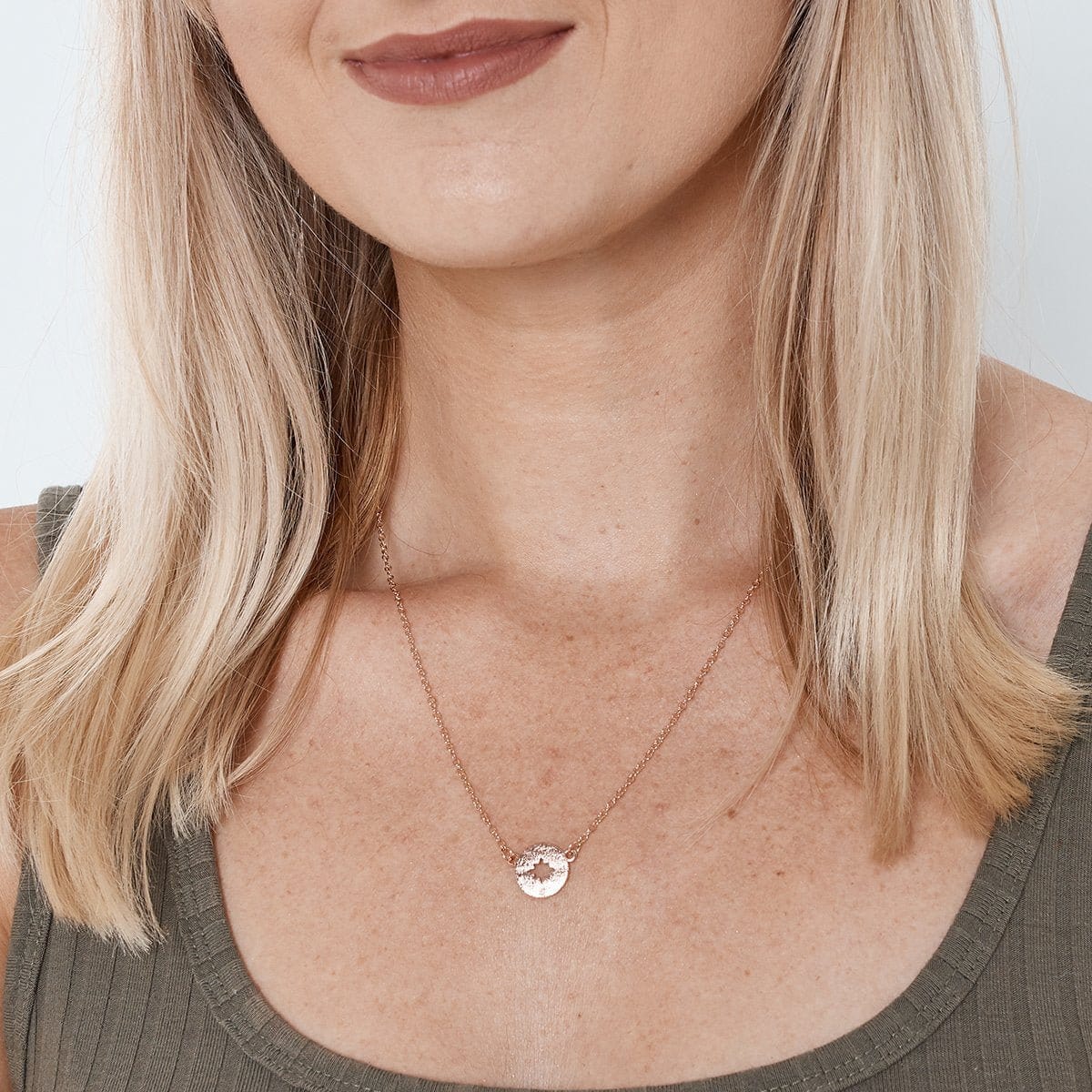 Compass Pendant Necklace
