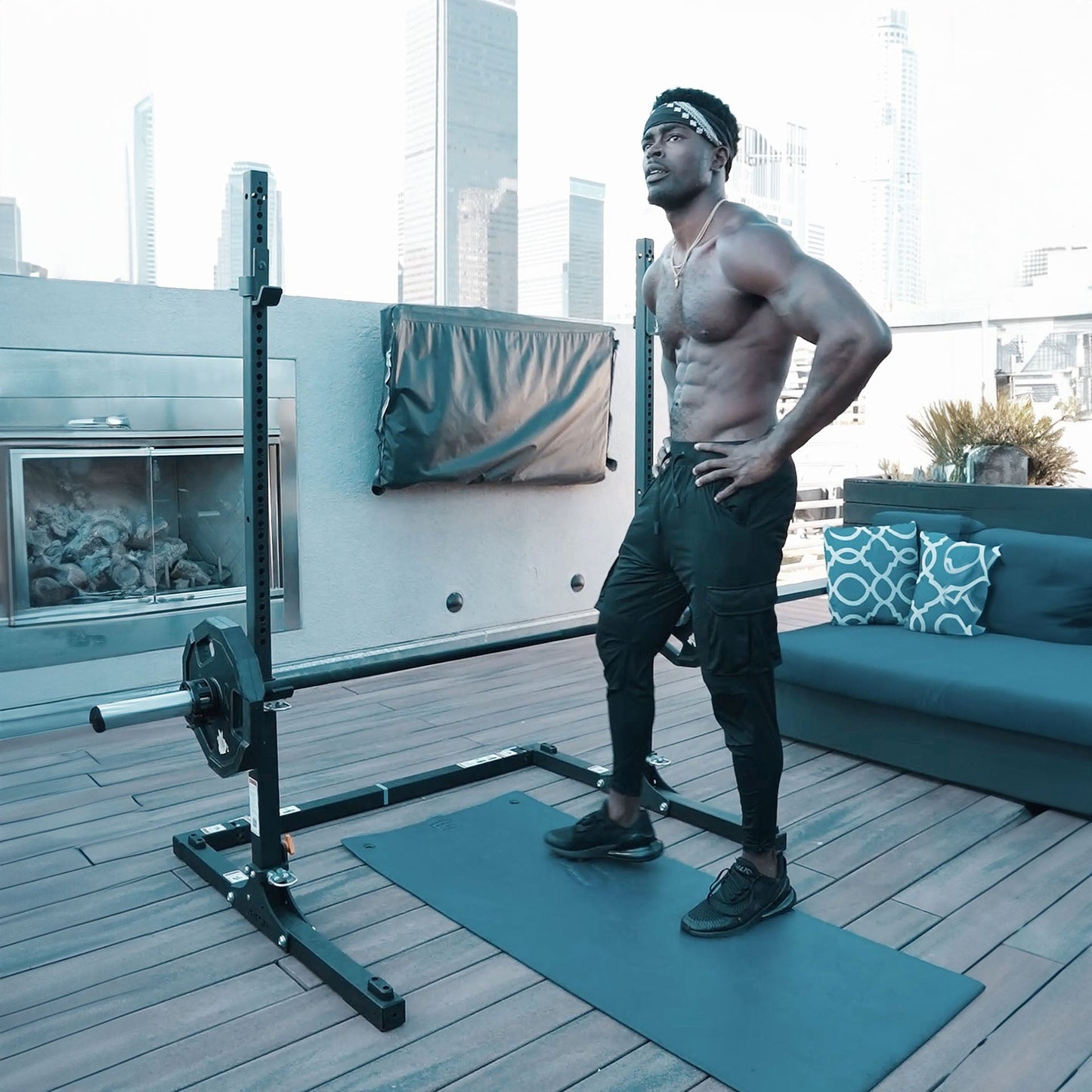 Verse® Agile Folding Portable Power Rack for Home Gym Strength Training