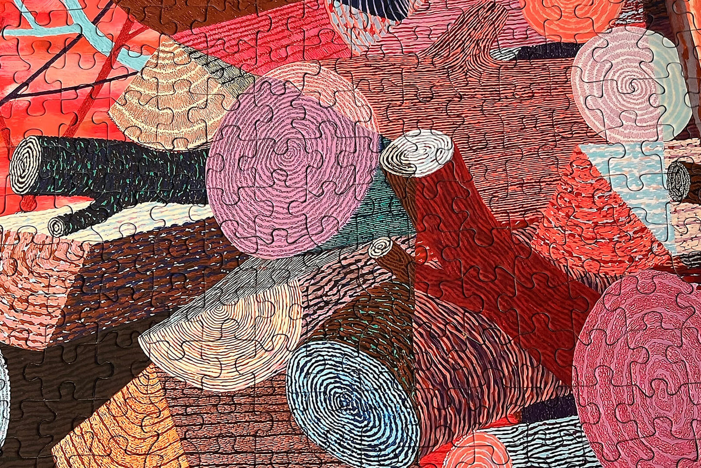 Woodpile Jigsaw Puzzle - 1,000 Pieces